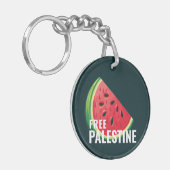 Porte-clés Watermelon Palestine Free (Devant gauche)