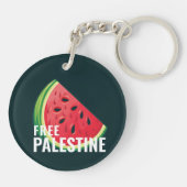 Porte-clés Watermelon Palestine Free (Dos)