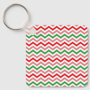 Porte-clés Watermelon Summer Zigzag Stripes Motif-56209
