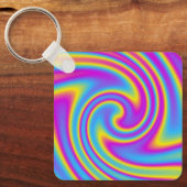 Porte-clés wavy rainbow (Recto)