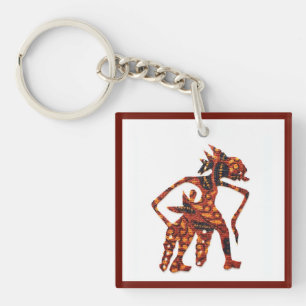 Porte-clés Wayang dans Batik II