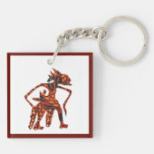 Porte-clés Wayang dans Batik II (Dos)