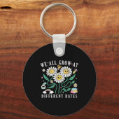 Porte-clés We All Grow At Different Rates Back To School Teac (Recto)