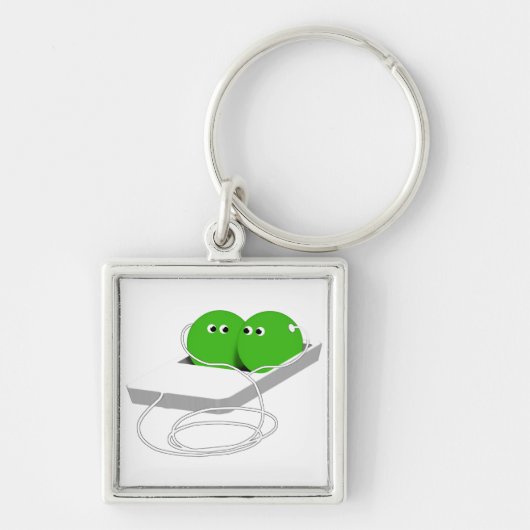 Porte-clés We Are Like Two Peas In A Pod (Devant)