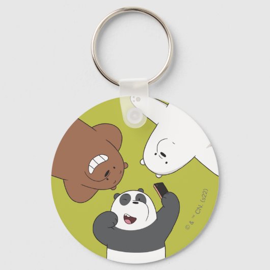 Porte-clés We Bare Bears - #SquadGoals (Recto)