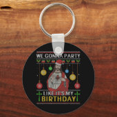 Porte-clés We Gonna Party Like It's My Birthday Jesus Sweater (Recto)