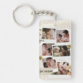 Porte-clés We Love You Papa Photo Collage (Devant)