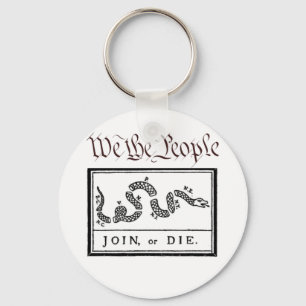 Porte-clés We the People... Join or Die