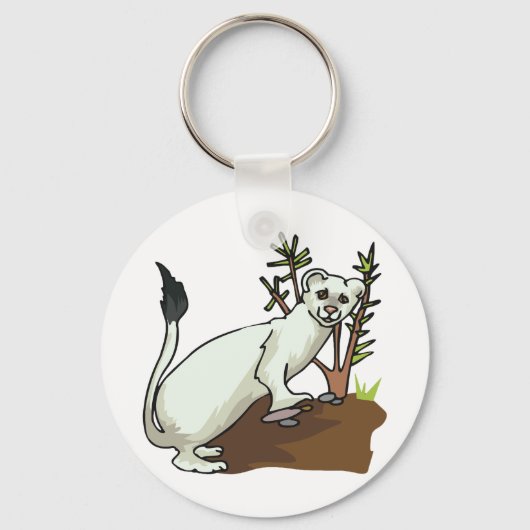 Porte-clés Weasel blanc (Verso)