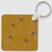 Porte-clés Web et citrouilles d'araignées d'Halloween (Dos)