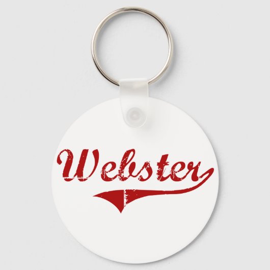 Porte-clés Webster South Dakota Classic Design (Recto)
