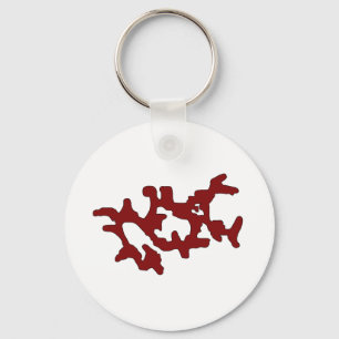Porte-clés Weedaula rouge