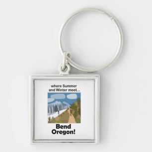Porte-clés Week-end de détente à Bend Oregon, ambiance double