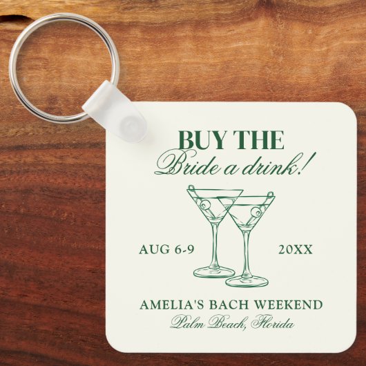 Porte-clés Week-end de maris et mariage (Recto)