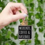 Porte-clés Week-ends, Café Et Baseball I (main)