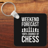 Porte-clés Weekend Forecast - 100% Chance of Chess (Recto)