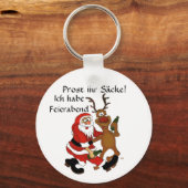 Porte-clés Weihnachtsmann mit Elch (Recto)