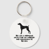 Porte-clés Weimaraner (Recto)