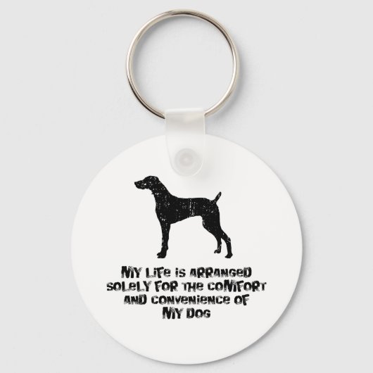 Porte-clés Weimaraner (Recto)