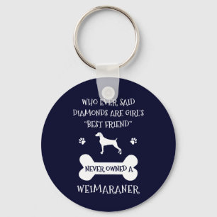 Porte-clés Weimaraner chien meilleur ami