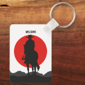 Porte-clés Welcome Cowboy (Verso)