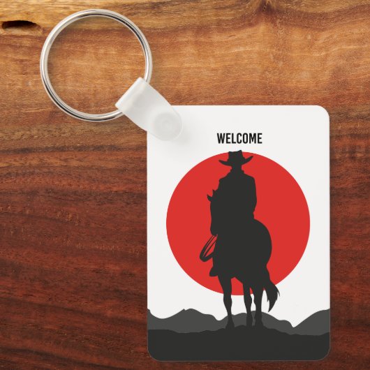 Porte-clés Welcome Cowboy (Recto)