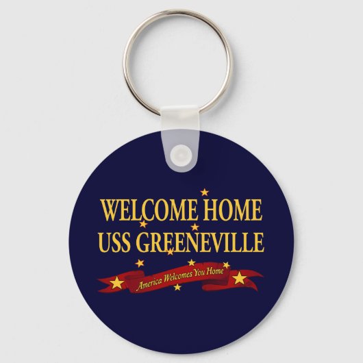 Porte-clés Welcome Home USS Greeneville (Recto)