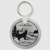 Porte-clés Welcome Lake River Rental Propriété Vacances Cabin (Recto)