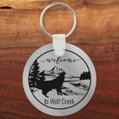 Porte-clés Welcome Lake River Rental Propriété Vacances Cabin (Recto)