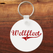 Porte-clés Wellfleet Massachusetts Design classique (Recto)