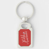 Porte-clés Welsh American Entwine Hearts Keyring (Devant)