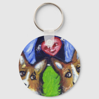 Porte-clés Welsh Corgi amour