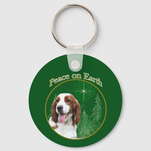 Porte-clés Welsh Springer Spaniel Peace (Verso)