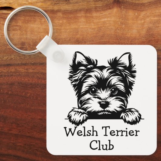 Porte-clés Welsh Terrier Club (Recto)