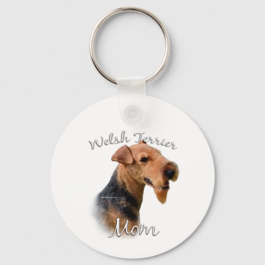 Porte-clés Welsh Terrier Mom 2 (Recto)