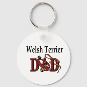 Porte-clés Welsh Terrier Papa Cadeaux
