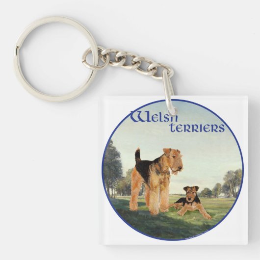 Porte-clés Welsh Terriers (Devant)