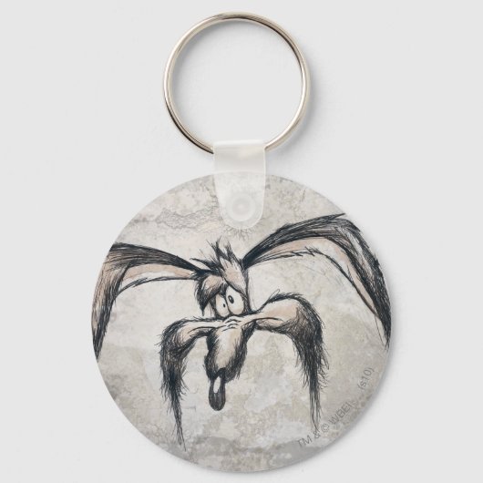 Porte-clés Wen E Coyote sur sa chance (Recto)