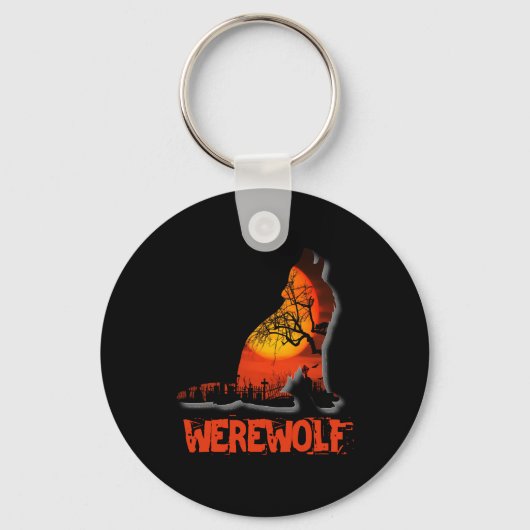 Porte-clés Werewolf Halloween (Recto)