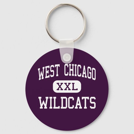 Porte-clés West Chicago - Wildcats - High - West Chicago (Recto)
