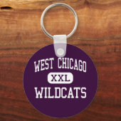 Porte-clés West Chicago - Wildcats - High - West Chicago (Recto)