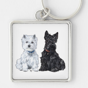 Porte-clés West Highland White & Terriers Écossais