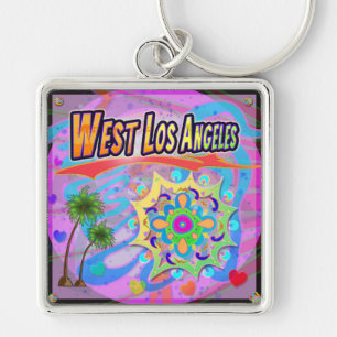 Porte-clés West Los Angeles Vrai Porte - clé de progrès