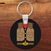 Porte-clés Western Cowboy Halloween Garçons Enfants (Recto)