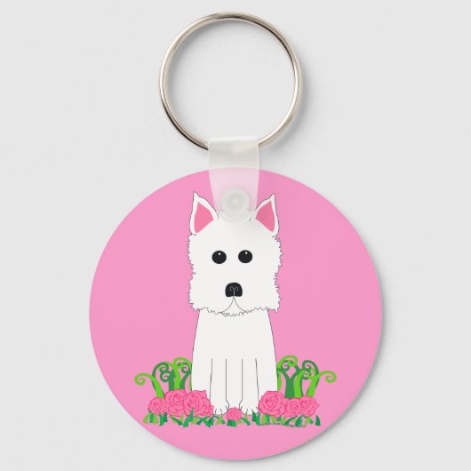 Porte-clés Westie (Recto)