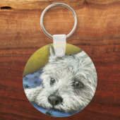 Porte-clés Westie de rêverie (Recto)