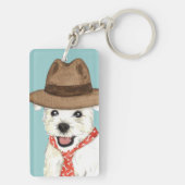 Porte-clés Westie Papa (Dos)