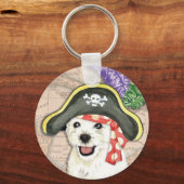 Porte-clés Westie Pirate (Recto)