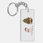 Porte-clés Westin Funny Chien de Noël avec arbre (Devant gauche)