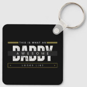 PORTE-CLÉS WHAT AN AWESOME DAD LOOKS LIKE (Dos)